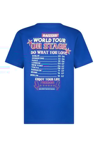 T-shirt Safia - Bleu cobalt