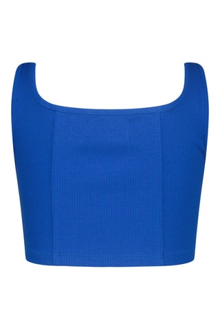 Débardeur court Jula - Bleu cobalt