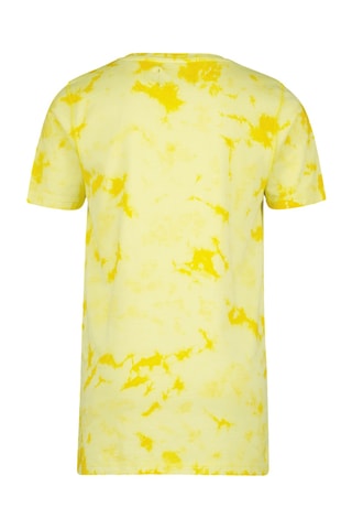 T-shirt tie and dye Shields - Jaune