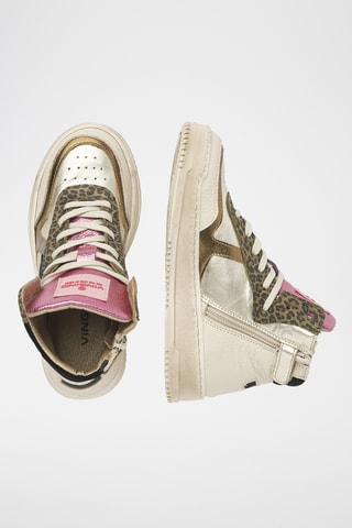 Baskets montantes Suze - Doré