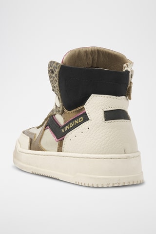 Baskets montantes Suze - Doré