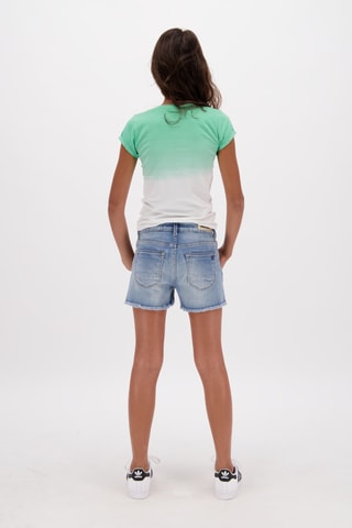 T-shirt Alexandria - Blanc et vert clair