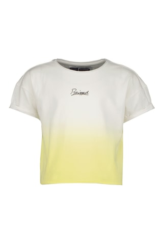 T-shirt dip and dye Charlotte - Jaune