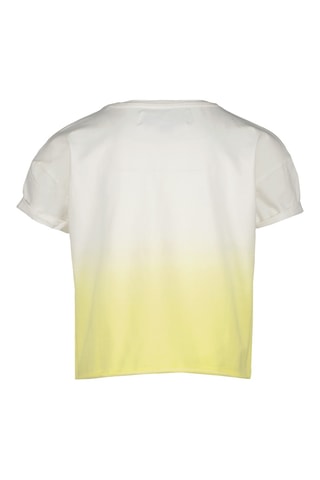 T-shirt dip and dye Charlotte - Jaune