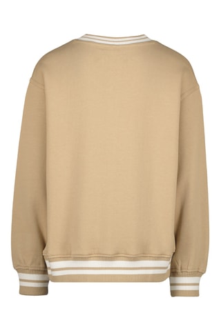 Sweat Austin - Beige et blanc