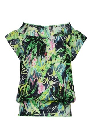 T-shirt Holly - Vert foncé et noir