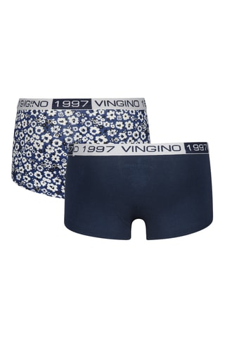 2 boxers G-so22 - Bleu foncé et blanc