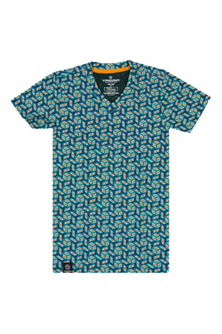 T-shirt Funky - Turquoise