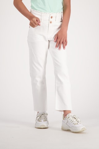 Jean Candy Ruffle - Blanc