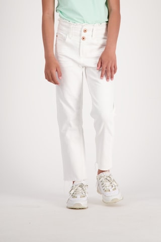 Jean Candy Ruffle - Blanc