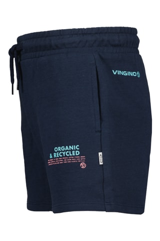 Short en coton biologique - Bleu foncé