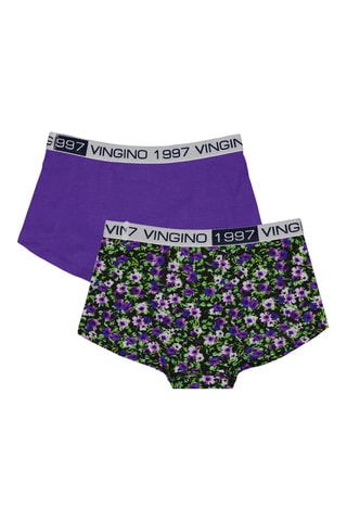 2 culottes Spring - Violet