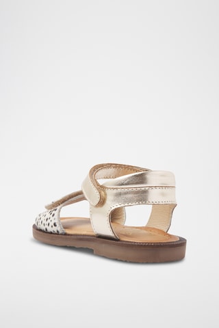 Sandales en cuir Zelina - Ivoire