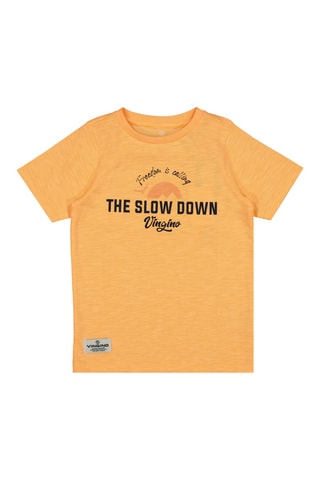 T-shirt Huib - Orange chiné