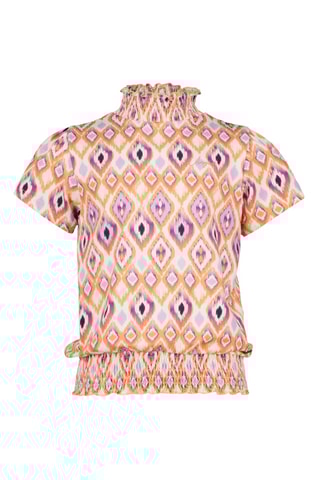 T-shirt Hamelie - Blanc et orange