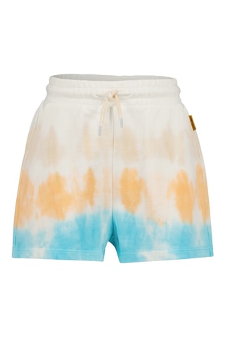 Short tie and dye Rimke - Blanc et orange