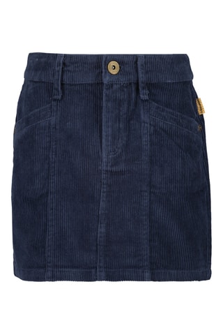 Jupe en velours Qanieke - Bleu marine