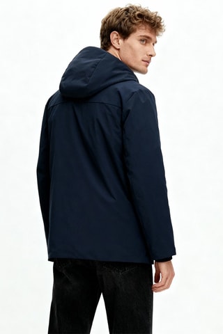 Parka con cappuccio - Navy
