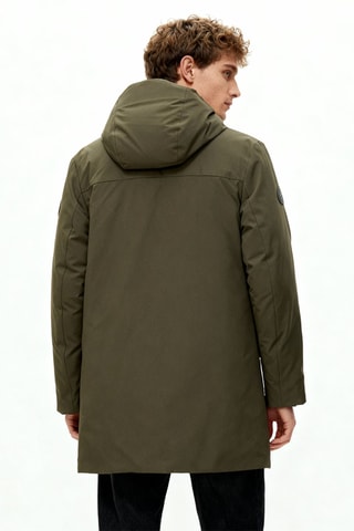 Parka con cappuccio - Kaki