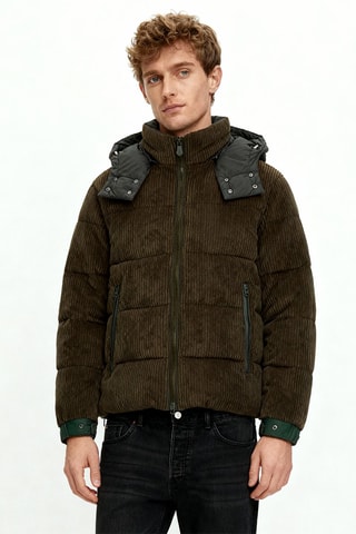 Parka con cappuccio - Verde scuro