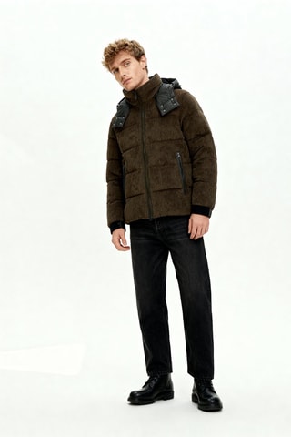 Parka con cappuccio - Verde scuro