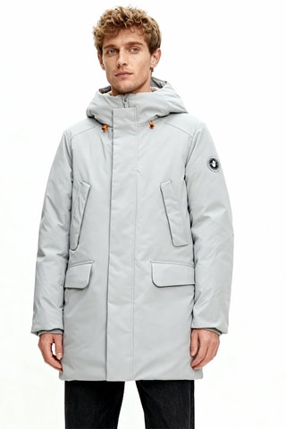 Parka con cappuccio - Grigio chiaro