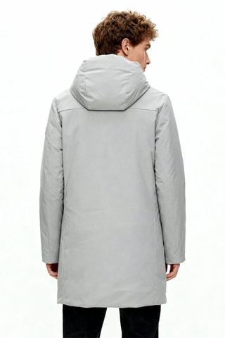 Parka con cappuccio - Grigio chiaro
