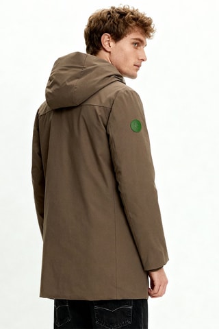 Parka con cappuccio - Kaki