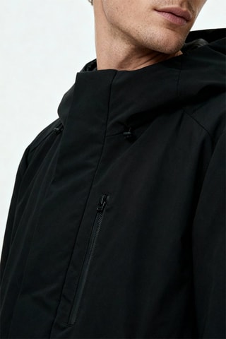 Giacca con cappuccio - Verde scuro