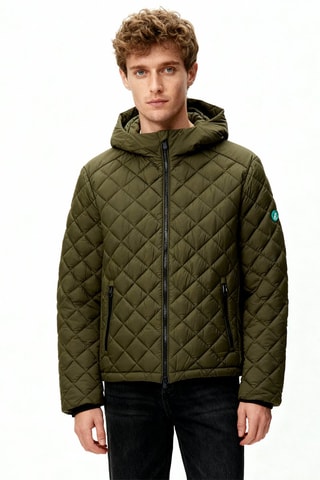 Giacca con cappuccio - Kaki