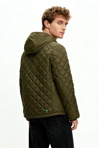 Giacca con cappuccio - Kaki