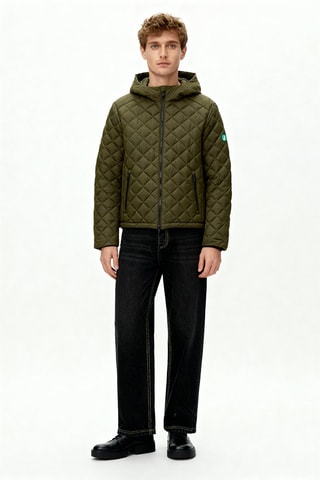 Giacca con cappuccio - Kaki