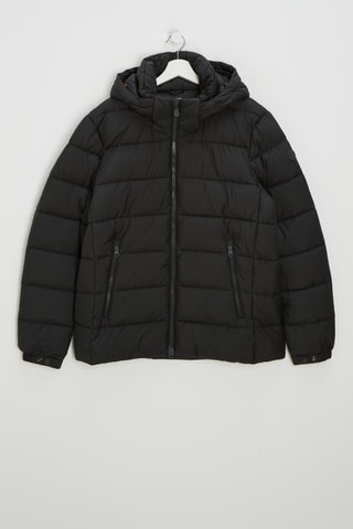 Piumino con cappuccio - Verde scuro