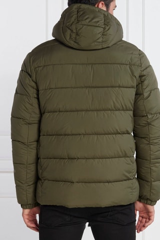 Piumino con cappuccio - Kaki