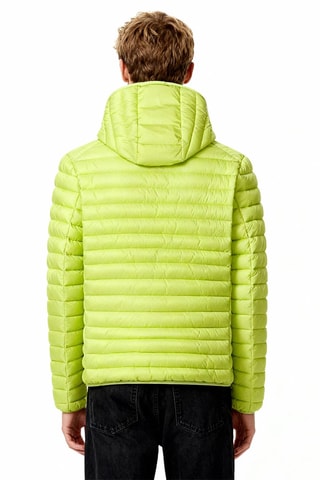 Piumino con cappuccio - Verde chiaro