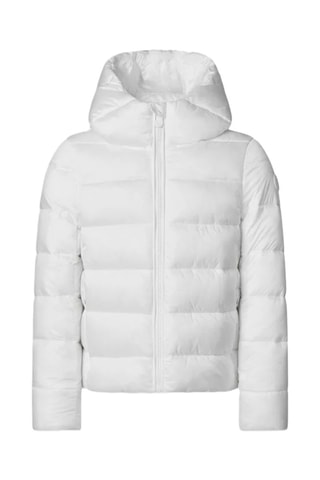 Piumino con cappuccio - Bianco