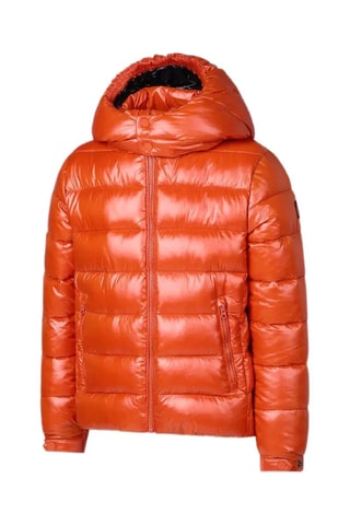 Piumino con cappuccio - Arancione