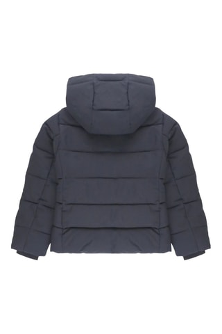 Piumino con cappuccio - Blu scuro