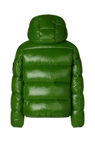 Piumino con cappuccio - Verde