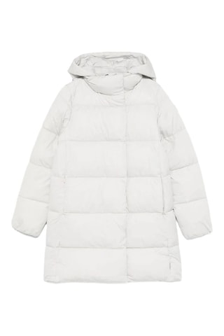 Piumino con cappuccio - Panna