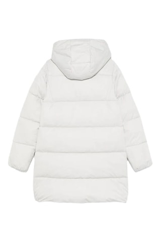 Piumino con cappuccio - Panna