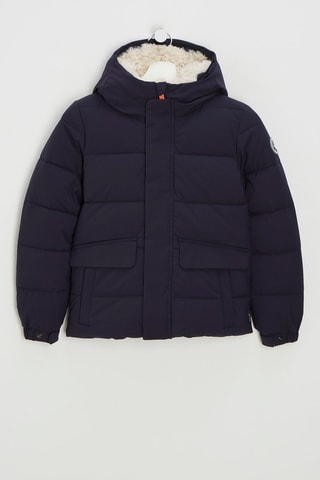 Piumino con cappuccio - Navy