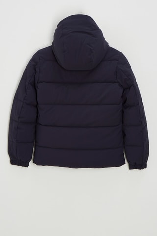 Piumino con cappuccio - Navy