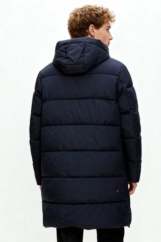 Piumino con cappuccio - Navy