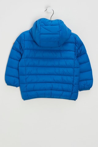 Piumino con cappuccio - Blu