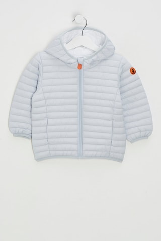 Piumino con cappuccio - Grigio chiaro