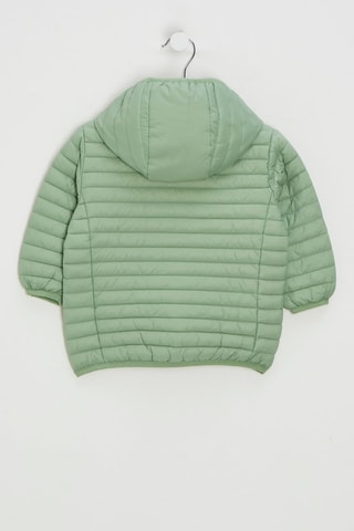 Piumino con cappuccio - Verde chiaro