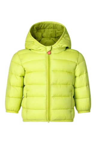Piumino con cappuccio - Verde