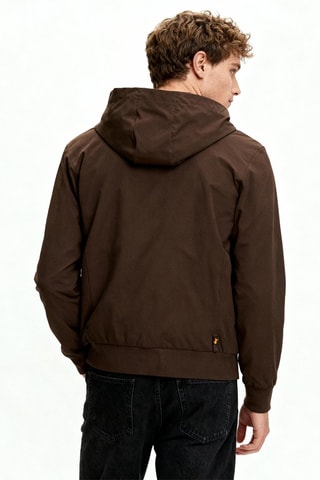 Felpa con cappuccio - Marrone