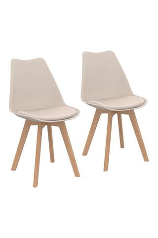 2 chaises Nordia - 46 x 79,5 x 51 cm